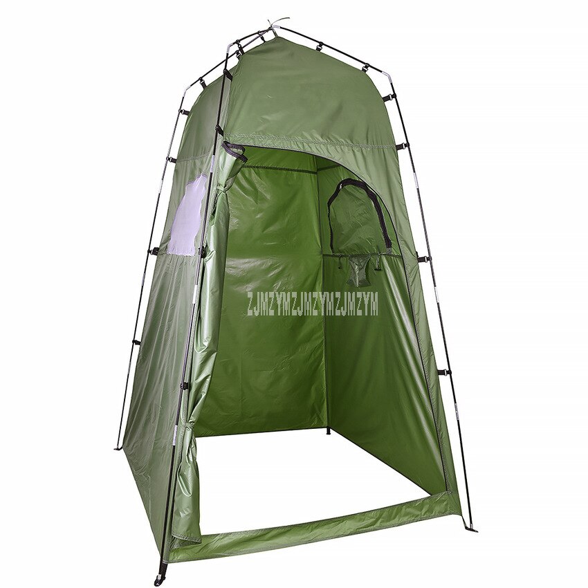 Cheap Goat Tents 120*195cm Portable Privacy Toilet Bath Shower Tent 210T Polyester Outdoor Camping Dressing Room Photography Tent Manual Install Tents 